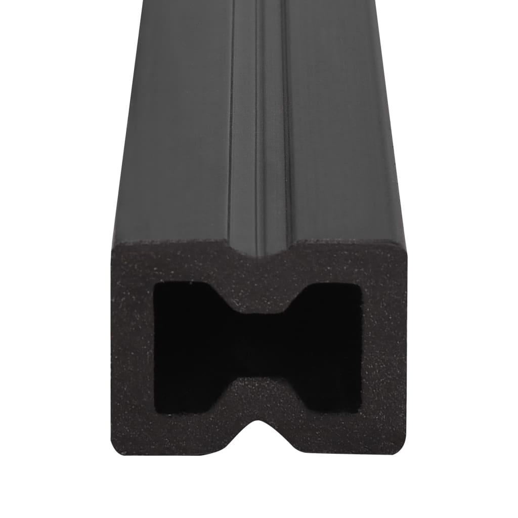 Listoni Decking WPC con Accessori Marroni e Grigi 36 m² 2,2 m - homemem39