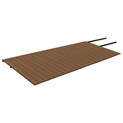 Listoni Decking WPC con Accessori Marroni e Grigi 40 m² 2,2 m - homemem39