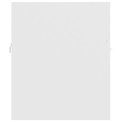 Mobile Bagno con Lavabo Integrato Bianco in Legno Multistrato