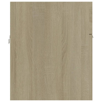 Mobile Bagno con Lavabo Integrato Rovere Sonoma in Truciolato | homemem39