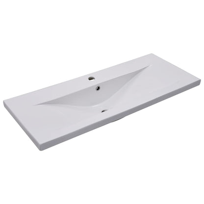 Mobile da Bagno con Lavabo Integrato Bianco in Truciolato | homemem39