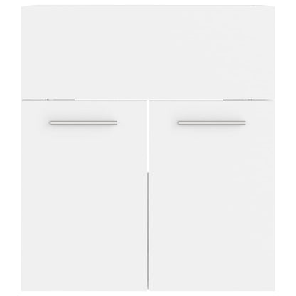 Set Mobili da Bagno Bianco in Legno Multistrato | homemem39
