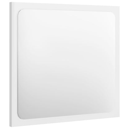 Set Mobili da Bagno Bianco Lucido in Truciolato