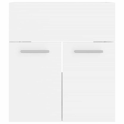 Set Mobili da Bagno Bianco in Truciolato