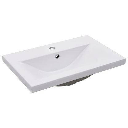 Set Mobili da Bagno Bianco in Legno Multistrato