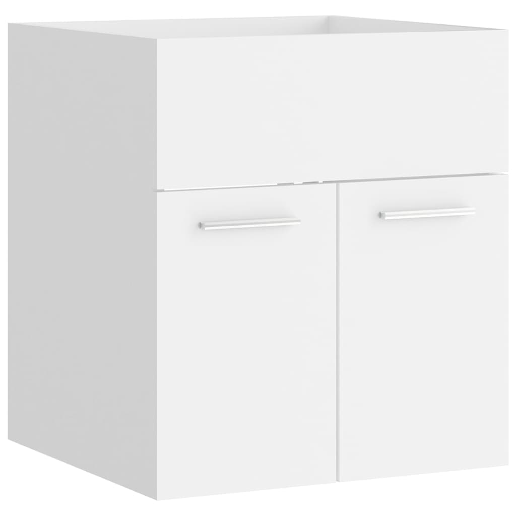 Set Mobili da Bagno Bianco in Legno Multistrato | homemem39