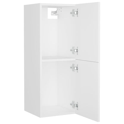 Set Mobili da Bagno Bianco in Legno Multistrato