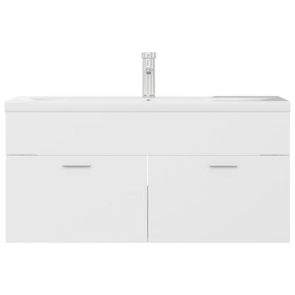 Mobile Bagno con Lavabo Integrato Bianco in Legno Multistrato | homemem39