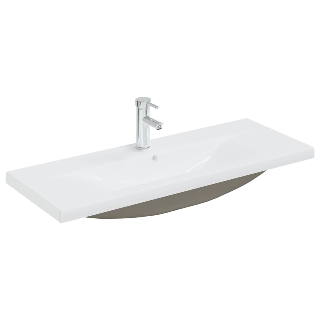 Mobile Bagno con Lavabo Integrato Bianco in Legno Multistrato | homemem39