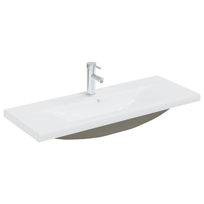 Mobile Bagno con Lavabo Integrato Bianco in Legno Multistrato | homemem39