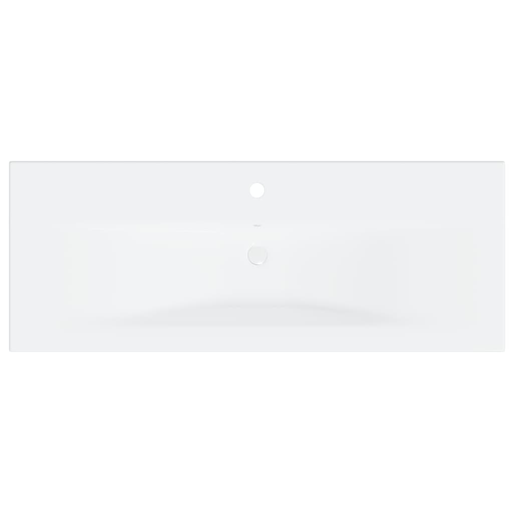 Mobile Bagno con Lavabo Integrato Bianco in Legno Multistrato | homemem39
