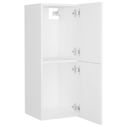 Set Mobili da Bagno Bianco in Legno Multistrato