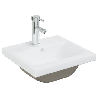 Set Mobili da Bagno Bianco in Legno Multistrato