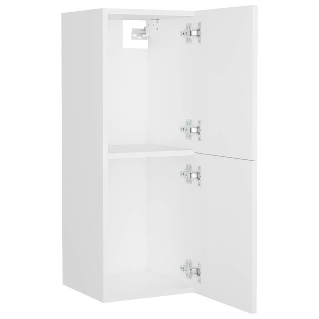 Set Mobili da Bagno Bianco in Truciolato - homemem39