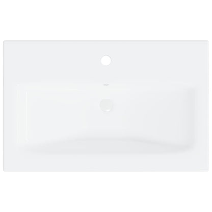 Set Mobili da Bagno Bianco in Legno Multistrato