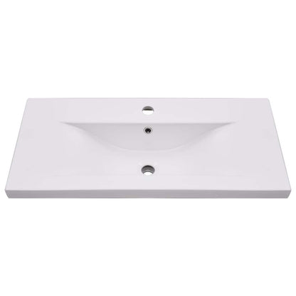 Mobile con Lavabo Integrato Bianco in Legno Multistrato