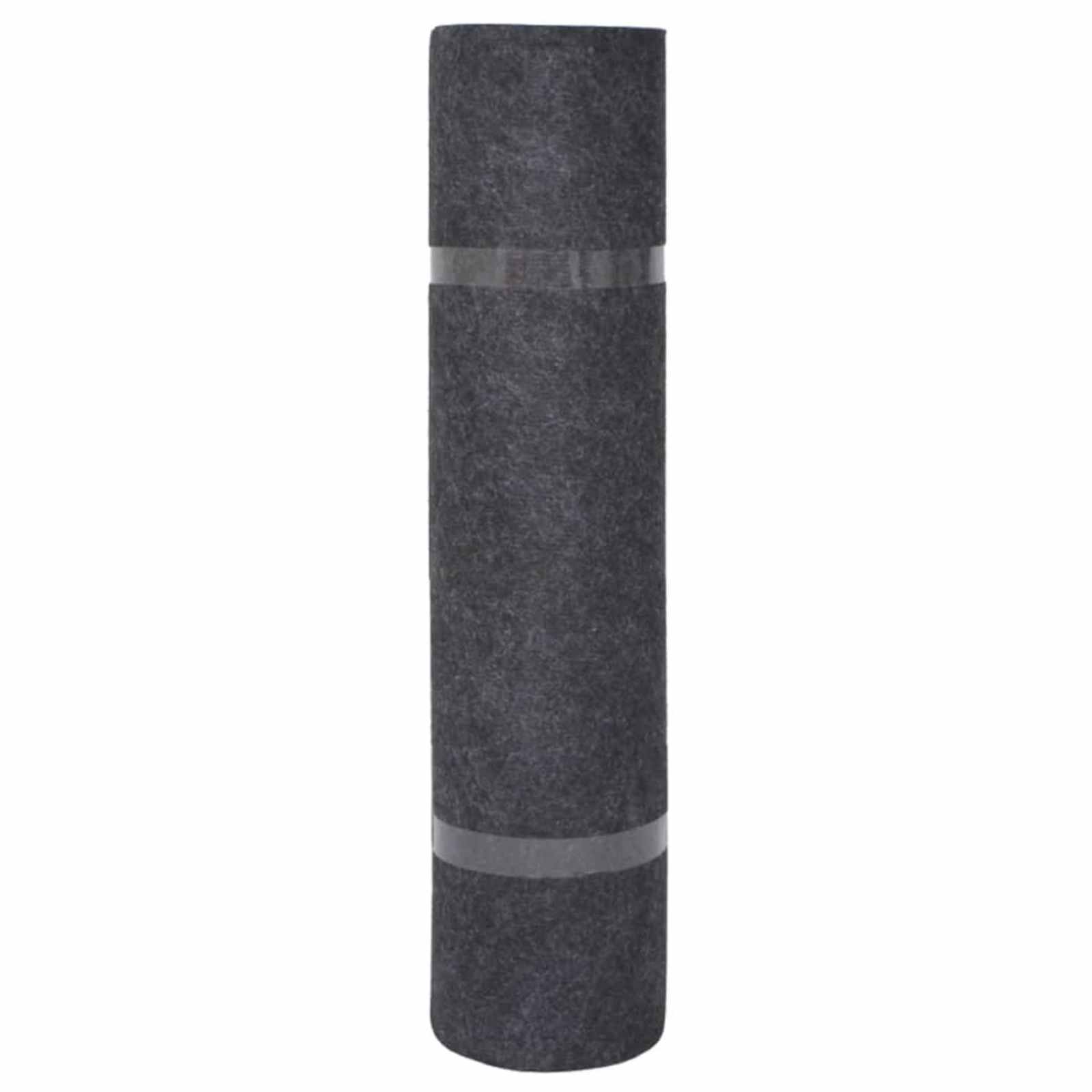Tappeto Antracite 1,2 x 10 m Poliestere | homemem39
