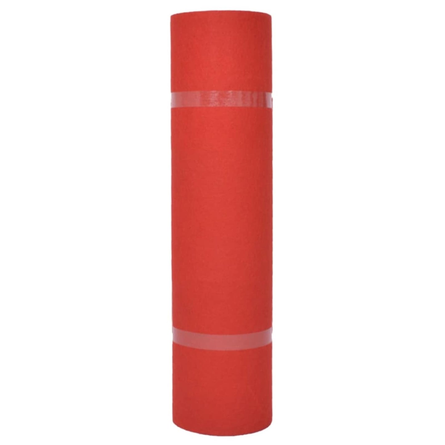 Tappeto Tinta unita Rosso 1,2 x 12 m Poliestere | homemem39