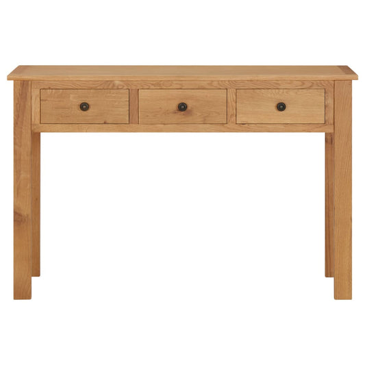 Tavolo da Trucco 110x40x75 cm in Legno Massello di Rovere | homemem39