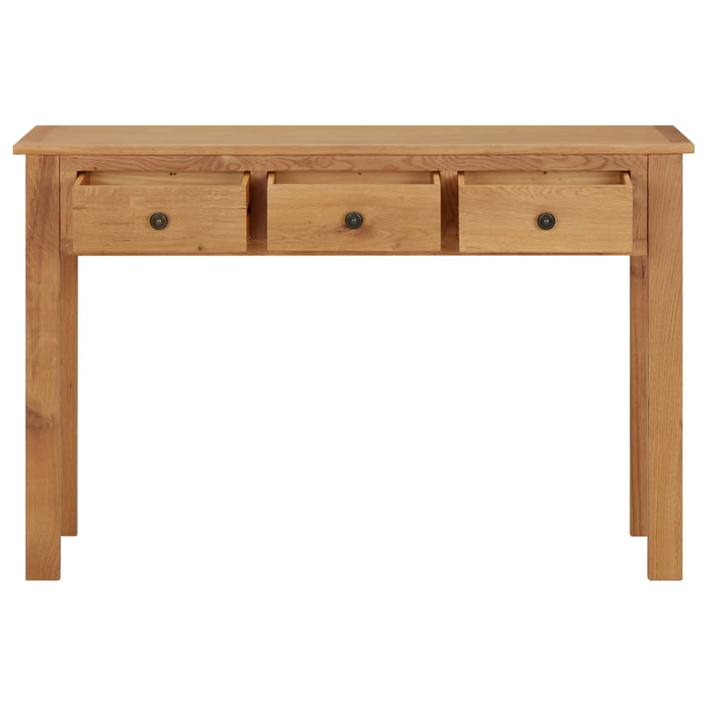 Tavolo da Trucco 110x40x75 cm in Legno Massello di Rovere | homemem39