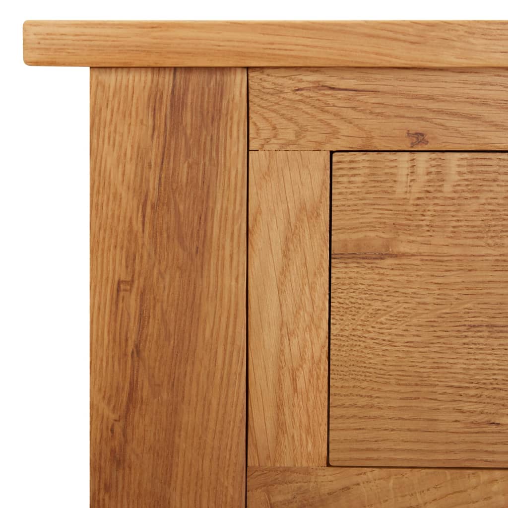 Tavolo da Trucco 110x40x75 cm in Legno Massello di Rovere | homemem39