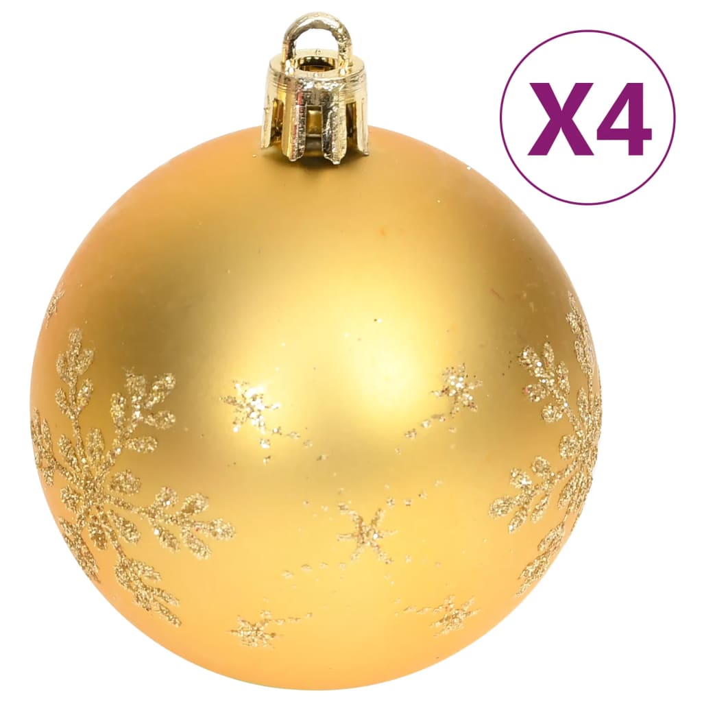 Set Addobbi di Natale 70 pz Oro e Rosso | homemem39