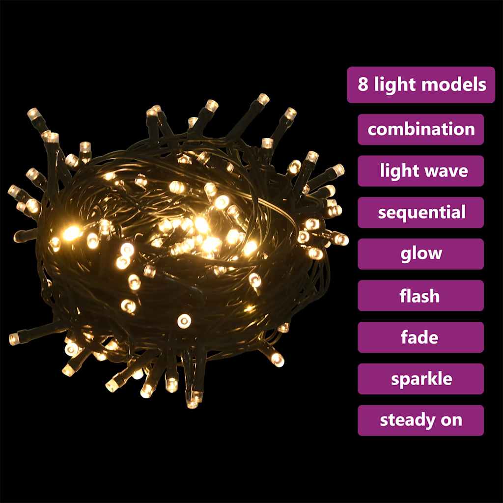 Set Natale con 120 Palline Punta e 300 Luci LED Oro e Bronzo | homemem39
