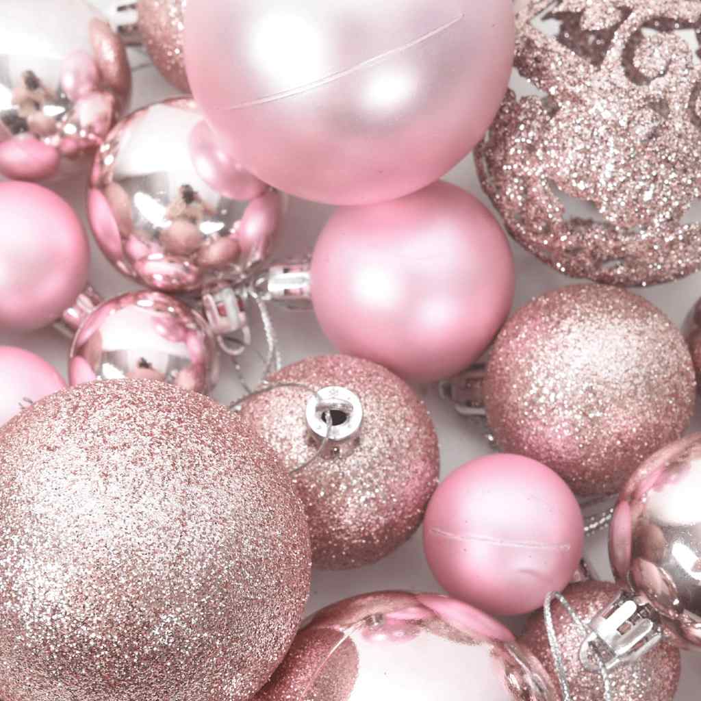 Set Palline di Natale 100 pz Rosa | homemem39