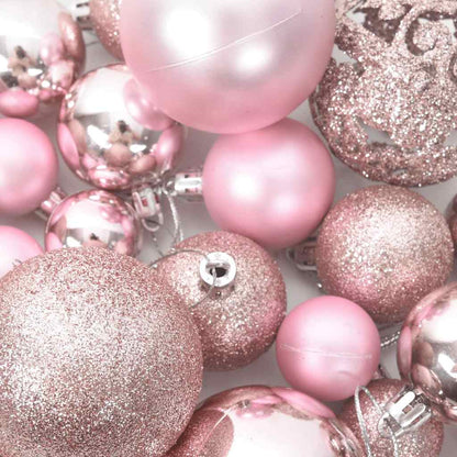 Set Palline di Natale 100 pz Rosa | homemem39