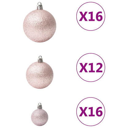 Set Palline di Natale 100 pz Rosa | homemem39