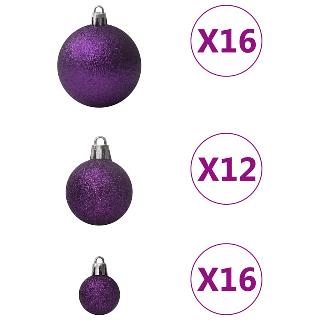 Set Palline di Natale 100 pz Viola | homemem39