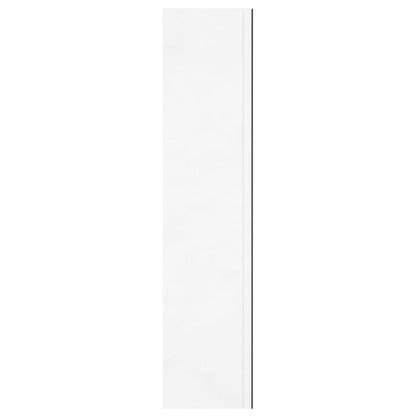 Armadietto a Specchio per Bagno 60x15x75 cm MDF Bianco Lucido | homemem39