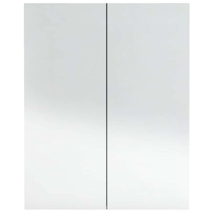 Armadietto a Specchio per Bagno 60x15x75 cm MDF Antracite | homemem39