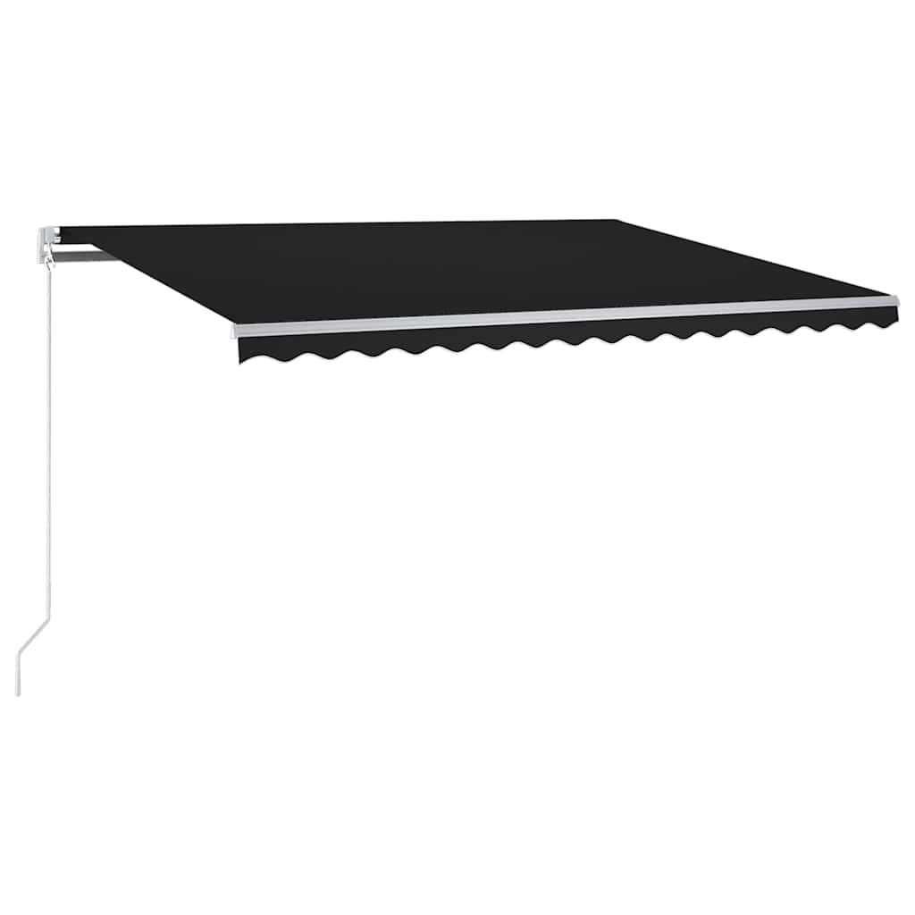 Tenda Automatica con Sensore Vento e LED 350x250 cm Antracite | homemem39