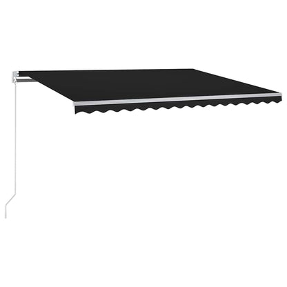 Tenda Automatica con Sensore Vento e LED 350x250 cm Antracite | homemem39