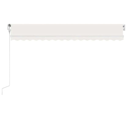 Tenda Automatica con Sensore Vento e LED 400x300 cm Crema | homemem39