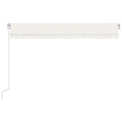 Tenda da Sole Retrattile Manuale 450x300 cm Crema | homemem39