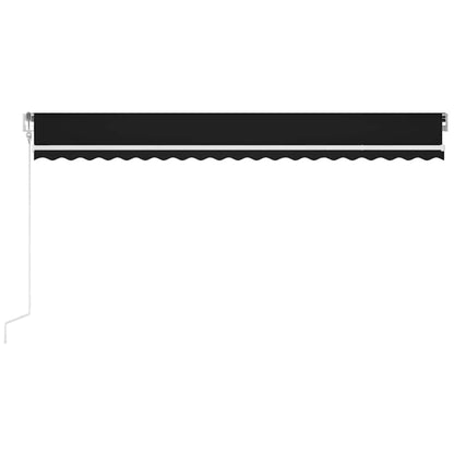 Tenda Automatica con Sensore Vento e LED 500x300 cm Antracite | homemem39
