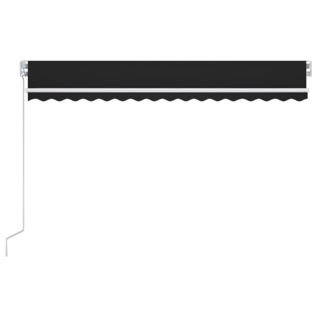 Tenda da Sole Retrattile Manuale 400x350 cm Antracite | homemem39