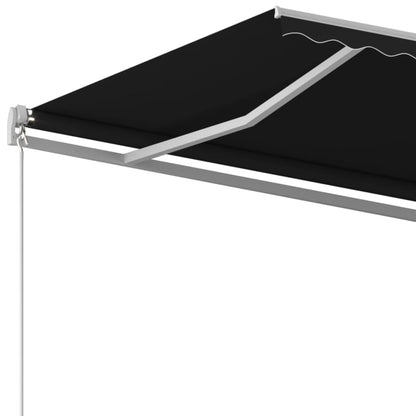 Tenda da Sole Retrattile Manuale 400x350 cm Antracite | homemem39