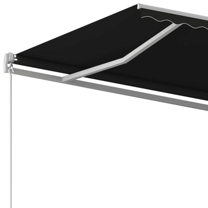 Tenda da Sole Retrattile Manuale 450x350 cm Antracite | homemem39