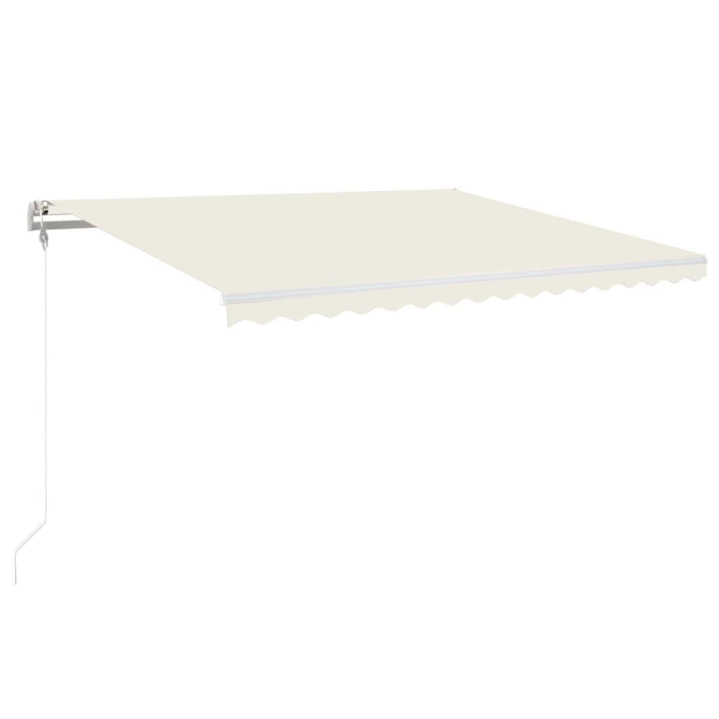 Tenda da Sole Retrattile Automatica 450x350 cm Crema | homemem39