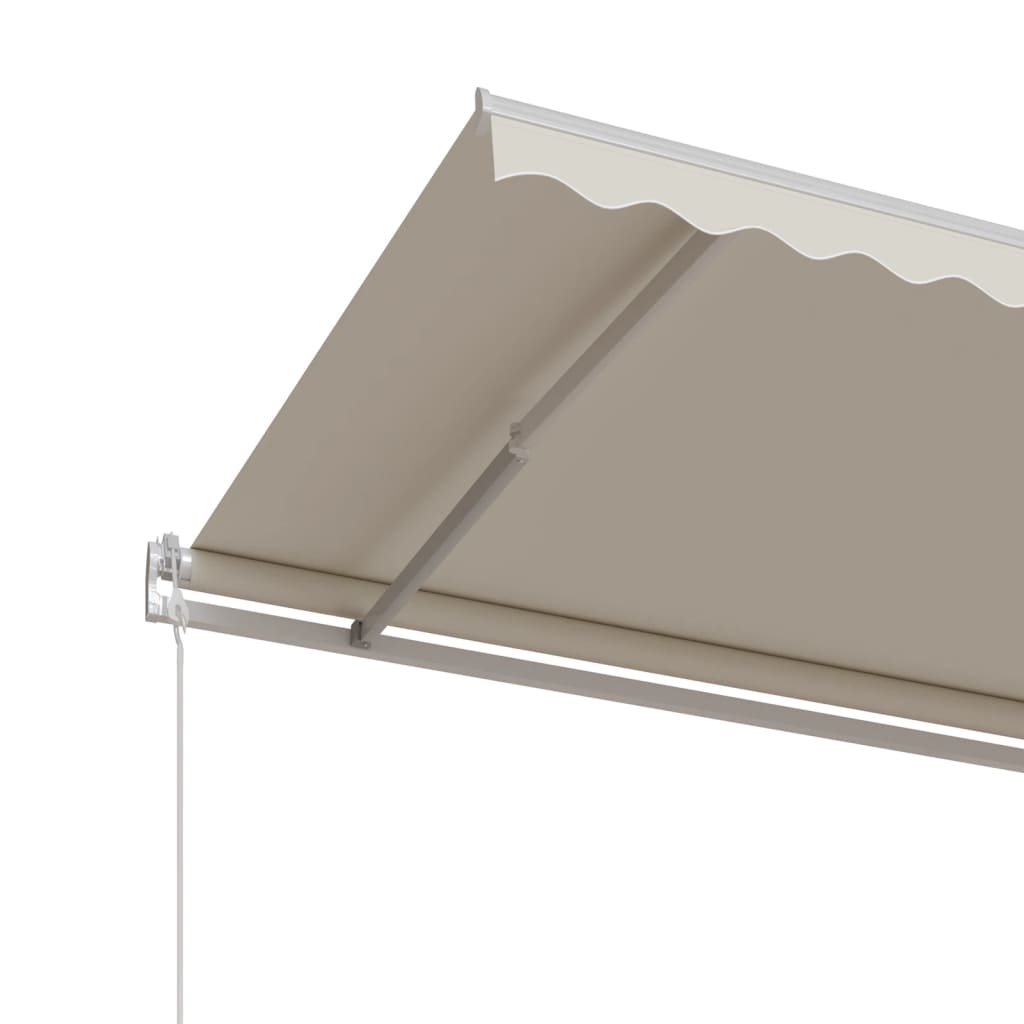 Tenda da Sole Retrattile Automatica 450x350 cm Crema | homemem39