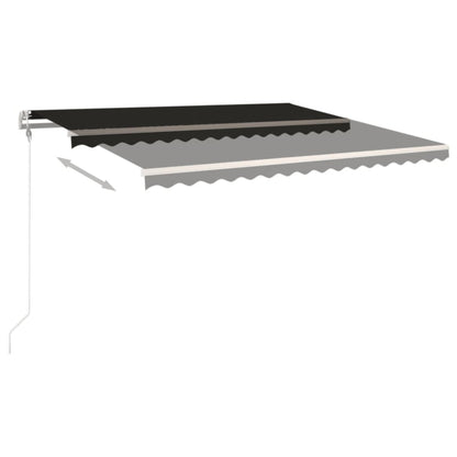 Tenda da Sole Retrattile Automatica 450x350 cm Antracite | homemem39