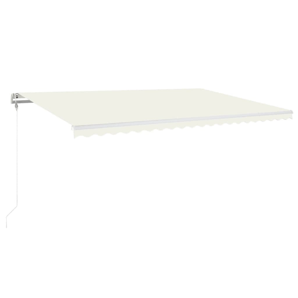 Tenda da Sole Retrattile Automatica 500x350 cm Crema | homemem39