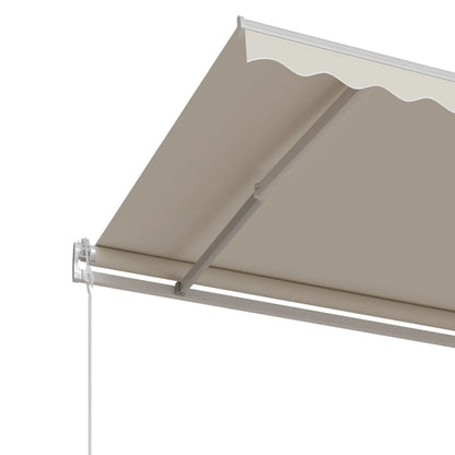 Tenda da Sole Retrattile Automatica 500x350 cm Crema | homemem39