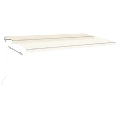 Tenda da Sole Retrattile Automatica 600x350 cm Crema | homemem39