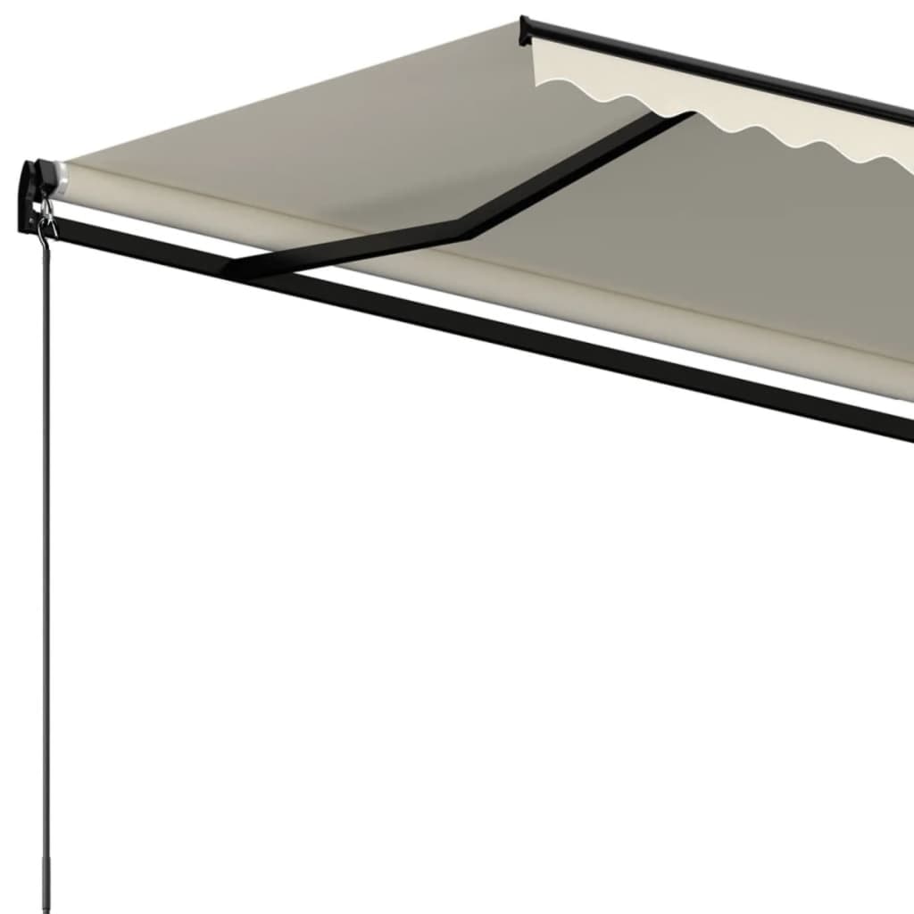 Tenda da Sole Retrattile Automatica 350x250 cm Crema - homemem39