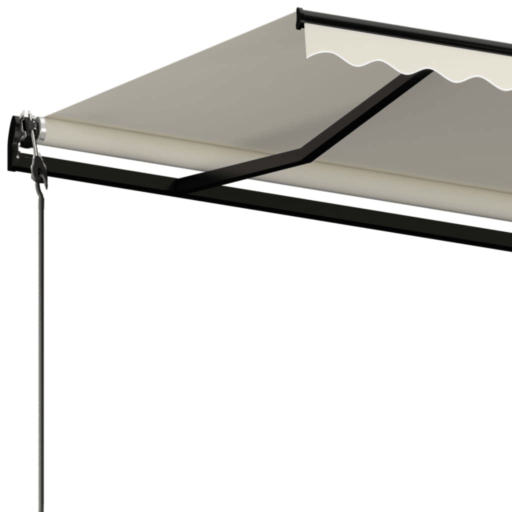 Tenda da Sole Retrattile Automatica 400x350 cm Crema - homemem39