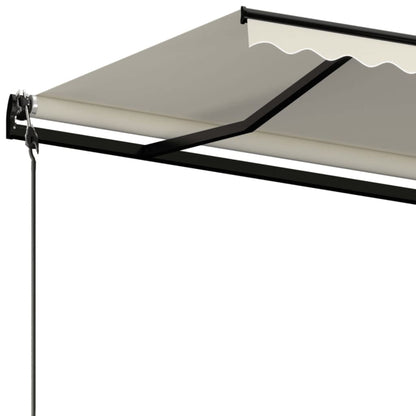 Tenda da Sole Retrattile Automatica 400x350 cm Crema - homemem39
